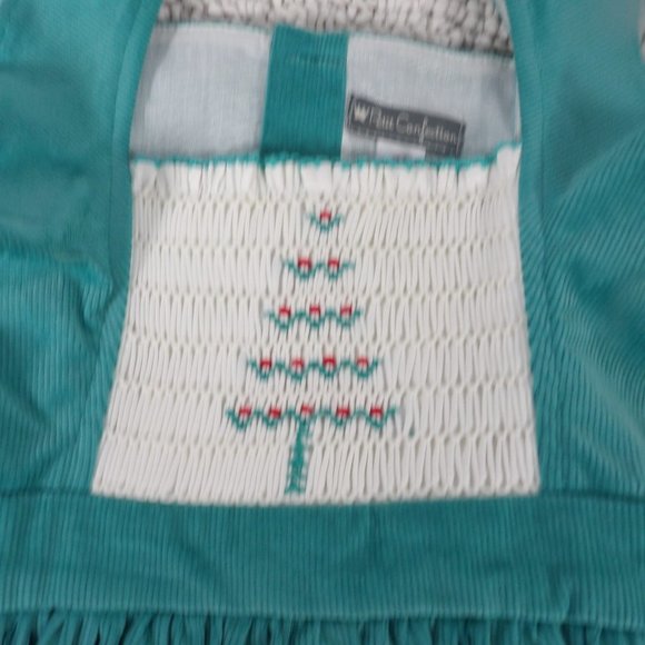 Petit Confection  Green Corduroy Dress  Size 2T - Picture 3 of 4